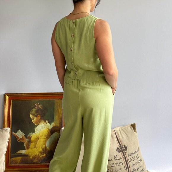 Sugarloaf Pants | Wide Leg Linen Pants Palazzo - Picture 7 of 10